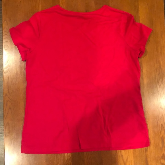 Red Ladies Casual Shirt by Kim Rogers, goes nice with a pair of blue jeans - Picture 2 of 4